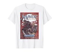 Magic: The Gathering Fifth Edition Card Maglietta, Uomo, Bianco, L