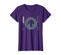 Magic: The Gathering Green Natural Order Classic Mana Poster Maglietta, Donna, Viola, 3XL