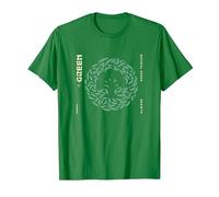 Magic: The Gathering Green Natural Order Classic Mana Poster Maglietta, Uomo, Verde Mela, S