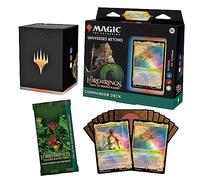 Magic: The Gathering The Lord of the Rings: Tales of Middle-earth Commander Deck - Riders of Rohan (100-Card Deck, 2-Card Collector Booster Sample Pack + Accessories) (Versione Inglese)