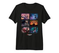 Magic: The Gathering Magic Key Art Grid Maglietta Premium
