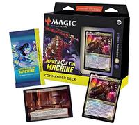 Magic The Gathering March of the Machine Commander Deck, Growing Threat (Collector Booster Sample Pack & Accessories, Versione Inglese)