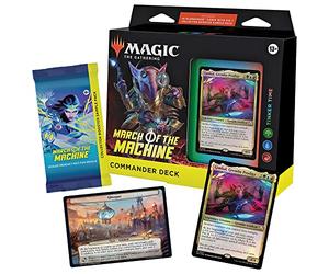 Magic The Gathering March of the Machine Commander Deck, Tinker Time (Collector Booster Sample Pack & Accessories, Versione Inglese)