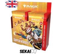 MAGIC THE GATHERING MARVEL SUPER HEROES COLLECTOR BOOSTER BOX ENGLISH SEALED ENG