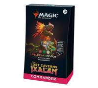 Magic: The Gathering The Lost Caverns of Ixalan Commander Deck - Veloci-ramp-tor (mazzo da 100 carte, 2 carte da collezione Booster campione + accessori), D24080000