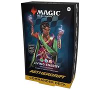 Magic: The Gathering- Mazzo Commander di Aetherdrift-Energia Vivente (Versione Inglese), Colore Green/Blue/Red, D4142000