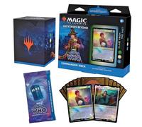 Magic: The Gathering - Mazzo Commander di Doctor Who: Blast from the Past (mazzo da 100 carte, Collector Booster Sample Pack da 2 carte e accessori) (Versione Inglese)