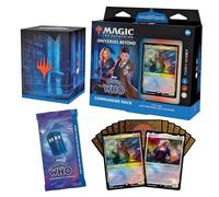Magic: The Gathering - Mazzo Commander di Doctor Who: Timey-Wimey (mazzo da 100 carte, Collector Booster Sample Pack da 2 carte e accessori) (Versione Inglese)