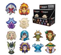 Magic: The Gathering Mystery Pins CDU Blind Boxes - Set di 12 distintivi da collezione con licenza ufficiale - Metallo smaltato duro e include esclusivo Fblthp dorato