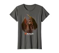 Magic: The Gathering Nicol Bolas The Elder Dragon Maglietta, Donna, Asfalto, M