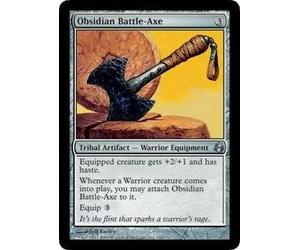 Magic: The Gathering - Obsidian Battle-Axe - Ascia da Battaglia di Ossidiana - Morningtide