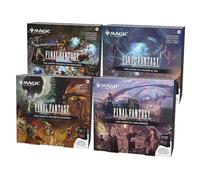 Magic: The Gathering - Pacchetto Final Fantasy Scene Box - Tutte e 4 le scatole di scena | Ghirlanda al Santuario del Caos, Figli del destino, l'assedio di Alessandria e compagni di campo