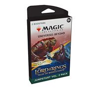 Magic The Gathering Pack da 2 buste di Jumpstart Vol. 2, The Gathering Il Signore degli Anelli, Racconti della Terra di Mezzo, crea 1 mazzo di Jumpstart, 40 carte, terre incluse, Versione Inglese