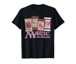 Magic: The Gathering Planeswalker Mandala Maglietta, Uomo, Nero, L