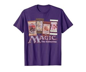 Magic: The Gathering Planeswalker Mandala Maglietta, Uomo, Viola, L