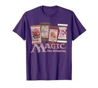 Magic: The Gathering Planeswalker Mandala Maglietta, Uomo, Viola, XL