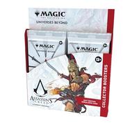 Magic: The Gathering - Scatola booster da collezione Assassin's Creed, 12 booster da collezione (10 carte in ogni confezione), gioco di carte collezionabili per bambini dai 13 anni in su