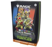 Wizards Of The Coast Magic The Gathering: Teenage Mutant Ninja Turtles Commander Deck Trading Cards 4 Units Multicolor Bambini