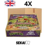 MAGIC THE GATHERING TEENAGE MUTANT NINJA TURTLES PIZZA BUNDLE SEALED CASE 4x ENG