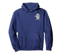 Magic The Gathering Tempest Pocket Logo Felpa con Cappuccio, Unisex per Adulti, Navy, L