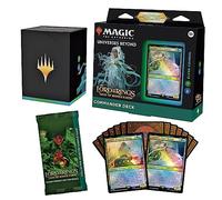 Magic: The Gathering The Lord of the Rings: Tales of Middle-earth Commander Deck - Elven Council (100-Card Deck, 2-Card Collector Booster Sample Pack + Accessories) (Versione Inglese)