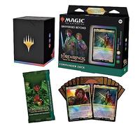 Magic: The Gathering The Lord of the Rings: Tales of Middle-earth Commander Deck - Food & Fellowship (100-Card Deck, 2-Card Collector Booster Sample Pack + Accessories) (Versione Inglese)