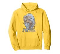 Magic: The Gathering Urza Dragon Felpa con Cappuccio, Unisex per Adulti, Limone, S