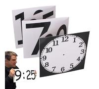 Magic Time Trick - Strumento di previsione 'orologio, Prop illusion Game | Magician Performance Gear, Accessorio mentalismo per spettacoli magici con eventi di strada, fasi del festival, intratten