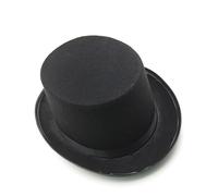 Magic Top Hat - Cappello grande e piccolo per maghi, materiale poliestere, ideale per spettacoli di magia, 32 x 26 x 14 cm