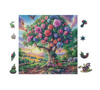 Magic Tree of Life Rompicapo 100 Pezzi Per Adolescenti Cartone Di Alta Qualità Tema Gaming Per Tempo Libero Con Amici Nuovo Design Edizione Limitata 28x28cm