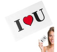 Magic Trick Card - Cartoncino Flick Gimmick, illusione del cuore, 11 x 7 cm con effetto trasformazione, accessorio romantico per proposte d'amore, spettacolo di feste o routine per principianti