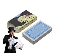 Magic Trick Playing Cards Deck | Beginner Illusion Poker Props 250g Cardstock Performance Entertainment Deck Stage Magic Collectible Party Game Night Team Activity Fun Easy Learning Trrick Cards Set