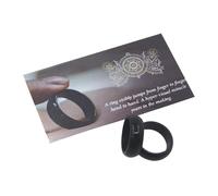 Magic Trick Props - 2 Pieces Ring Show Tools, 30g Close-Up Street Illusions, For Adults Kids Birthday Party Performance Talent Shows