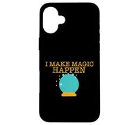 Magic Tricks Crystal Ball Design per maghi Custodia per iPhone 16 Plus