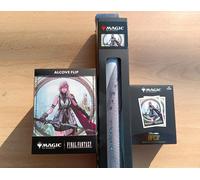 Magic Ultra Pro Final Fantasy "Lightning" Bundle Deck Box+Playmat+Apex Sleeves