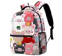 Magic Unicorn Are Real Flower Moon Zaino per laptop e doppio portabottiglie per borse da scuola per adolescenti