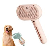Magic Wand For Pet Hair, Labradorcharm Steam Brush, Furrybasics Spray Hair Removal Comb, Mist Massage Brush Dog, Magic For Pet Hair Steam, Snag-Free Bristles (Pink)