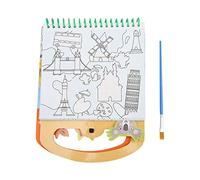 Magic Water Book Reise Die Welt Logisches Denken Konzentrationstraining Tragbares Magic Water Coloring Book für Kinder ab 3 Jahren Papier Christmas Gifts