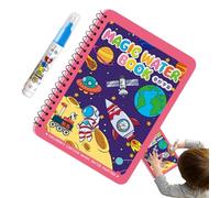 Magic ŵater Painting Book - Reusable Watercolor Coloring Books | Educational Learning Set With Pen, Toddler Creative Toy Gift For Birthday, Easter & Travel Fun (13.6x18.4cm)