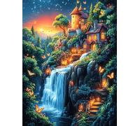 Magic Waterfall Puzzle 300 Pezzi Gioco Creativo Per Ragazzi Fantasy Animal Plant Intelligenza Educativa Rompicapo Idea Regalo Per Figlio A Natale E Compleanno 300 PCS