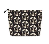 Magic Witch Witchcraft Bohemian Daily Pouch Cosmetic Bag Fake Hemp Large Organizer per articoli da toeletta da viaggio resistente all'acqua