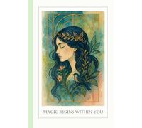 Magic Within: Elegant Hardcover Notebook for Journaling and Creative Writing: Inspirational Lined Journal - 120 Pages, 6x9 Inch, Perfect for Daily Notes and Ideas