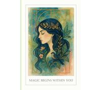 Magic Within: Elegant Hardcover Notebook for Journaling and Creative Writing: Inspirational Lined Journal - 120 Pages, 6x9 Inch, Perfect for Daily Notes and Ideas