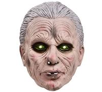 Magic Wizard Green Eyes Latex Mask Horror Headwear for Halloween Carnival Costume Party Props