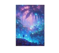 Magica Foresta pluviale Scenario Fantasia Colore Decorativo Giardino Bandiere Halloween banner per Patio decorazione 28x40 double sided