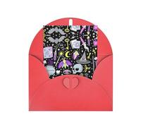 Magica Stregoneria Stregoneria Boemia Disegno Stampa Verticale Amore Fibbia Perla Carta Vacanza Biglietto di Auguri Con Buste Per Am