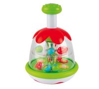 Magica Trottola, Trottola Bambini con Sfere Colorate, Pomello e Specchio Centrale per Imparare la Relazione di Causa-Effetto, Regalo Neonati e Bambini - Giochi Neonato e Bambini 6 Mesi - 3 Anni