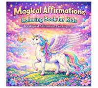 Magical Affirmations Coloring Book for Kids: 50 Magical Animal Affirmations to Color Confidence Building Coloring Pages for Kids Ages 6-12