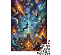 Magical Alchemical Symbols Puzzle Impossibili 1000 Pezzi Decorazione Per La Casa. Rilassamento E Intelligence Per Adulti E Bambini Da 12 Anni 38x26cm/1000pcs
