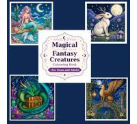 Magical and Fantasy Creatures Colouring Book: For Teens and Adults
